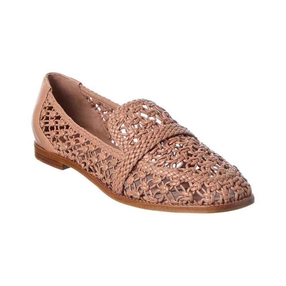 Alexandre Birman  Jane Tresse Leather Loafer, Pink